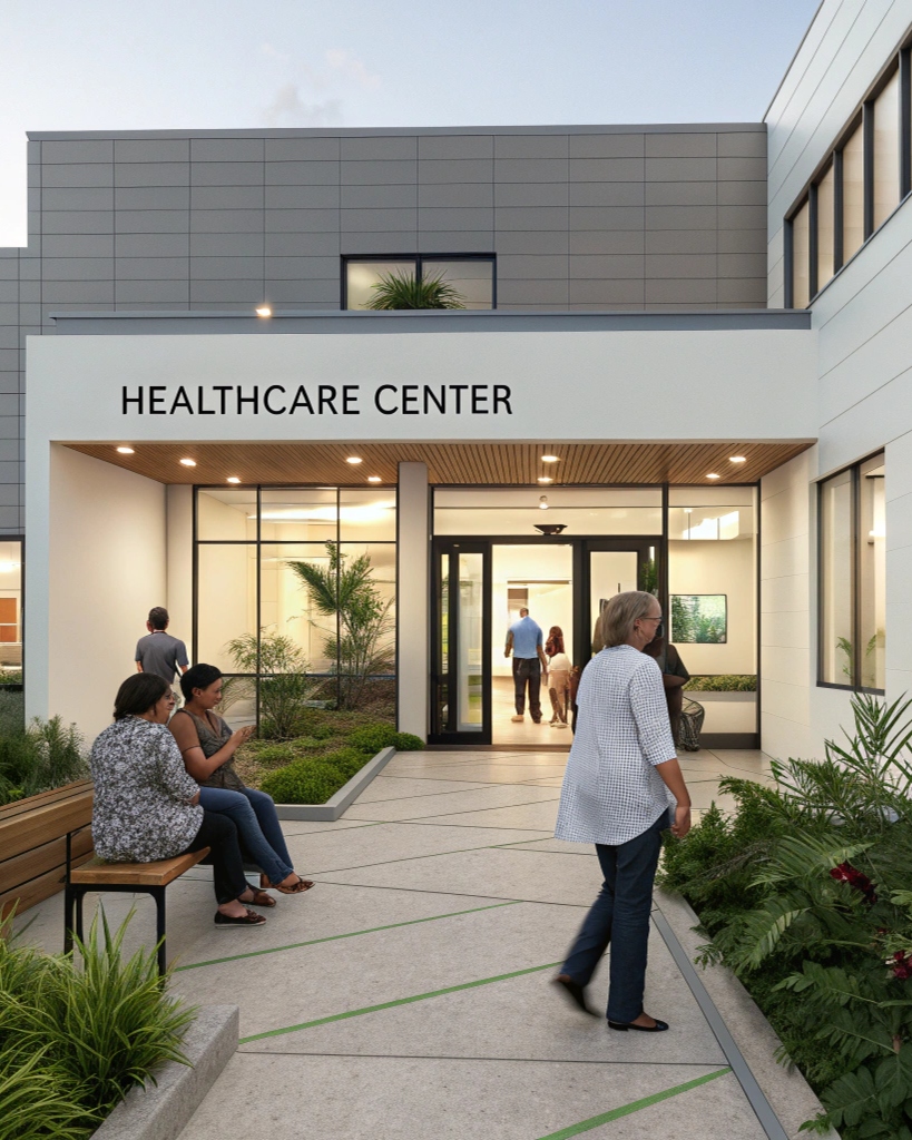 Modern medical facility