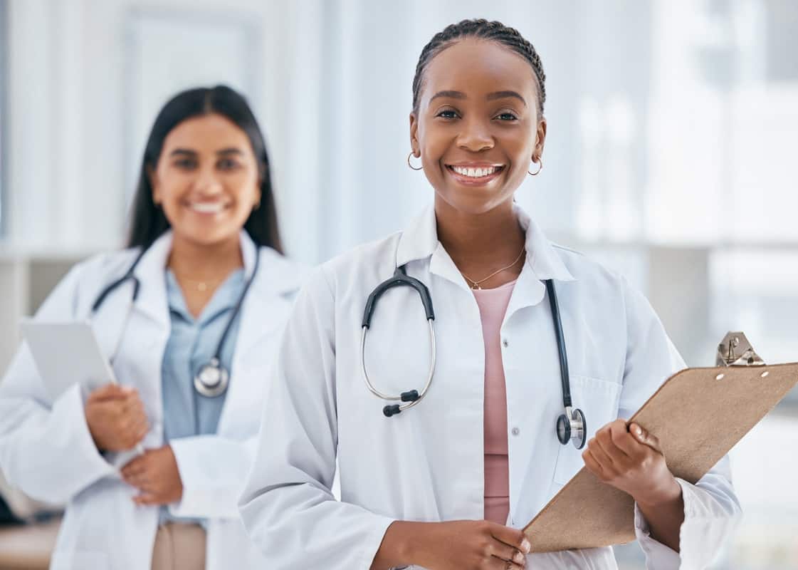 Doctor consulting patient